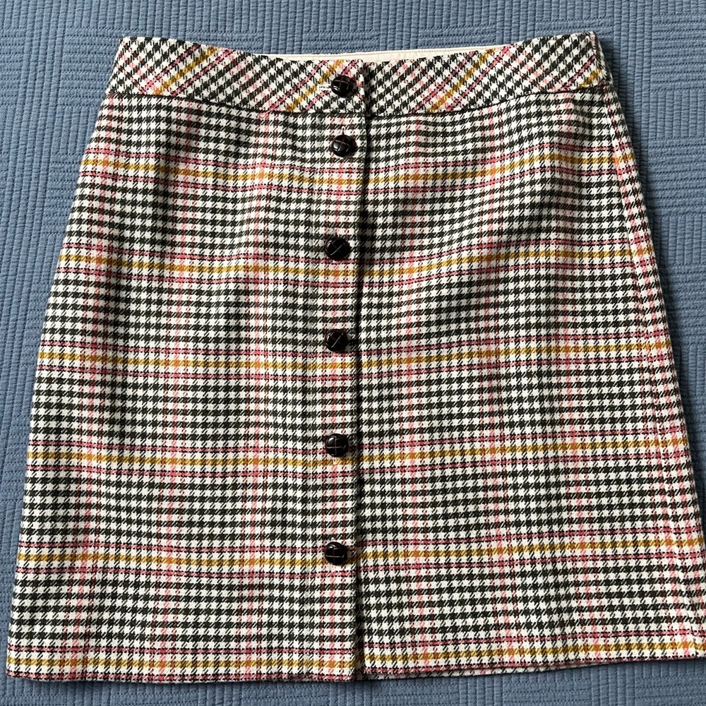 Talbots Plaid Mini Skirt